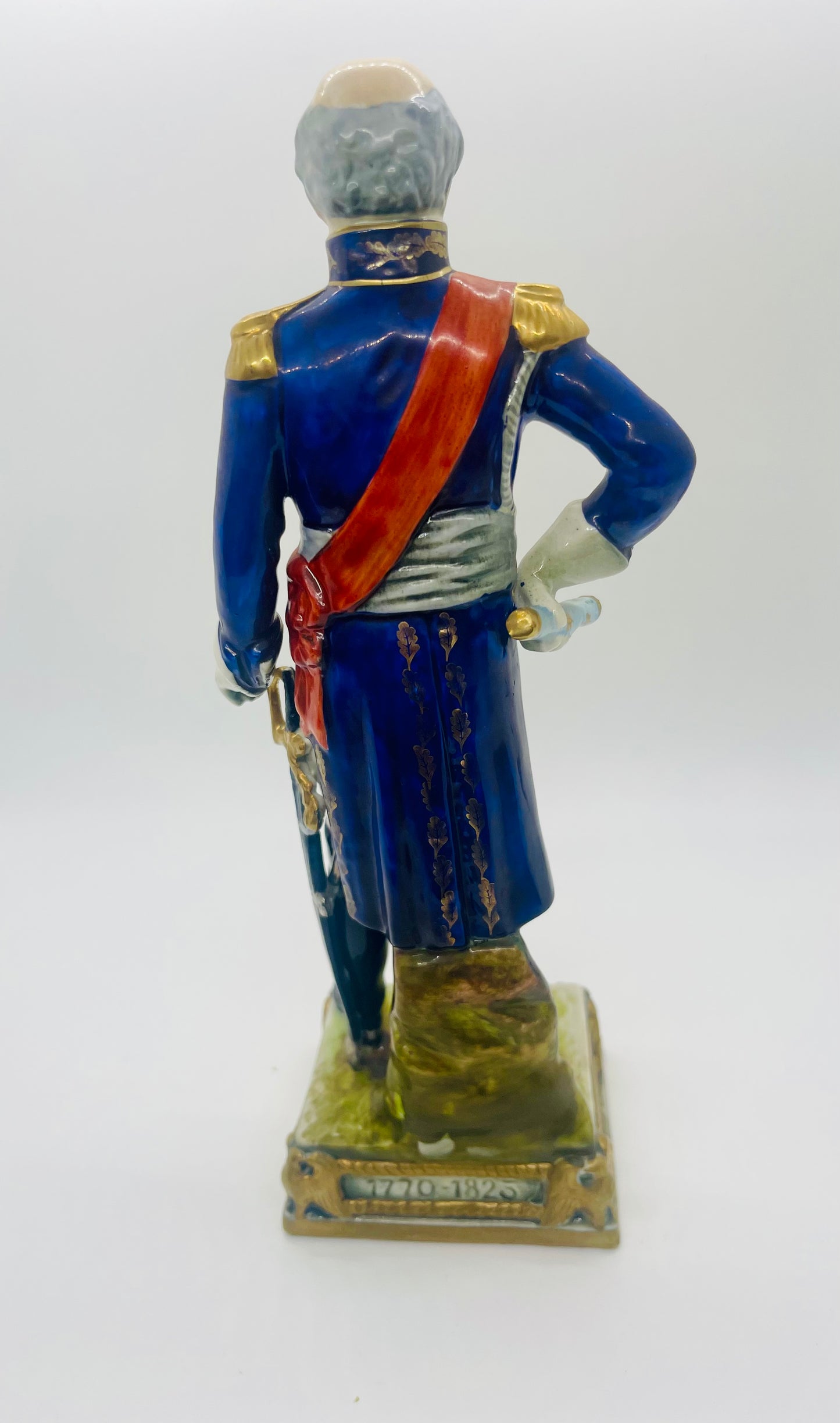 Bourdois Bloch Hand Painted Porcelain DAVOUST Soldier Figurine Vintage Paris