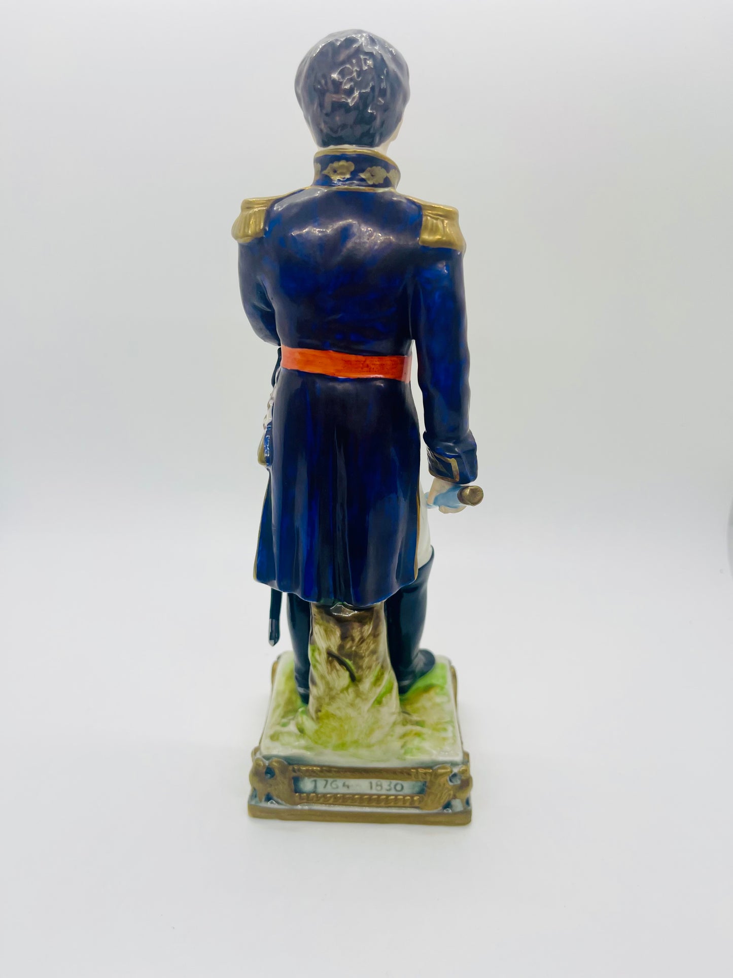 Bourdois Bloch Hand Painted Porcelain GOUVION SAINT CYR Soldier Figurine Vintage Paris