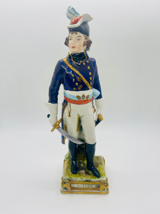 Bourdois Bloch Hand Painted Porcelain KLEBER Soldier Figurine Vintage Paris