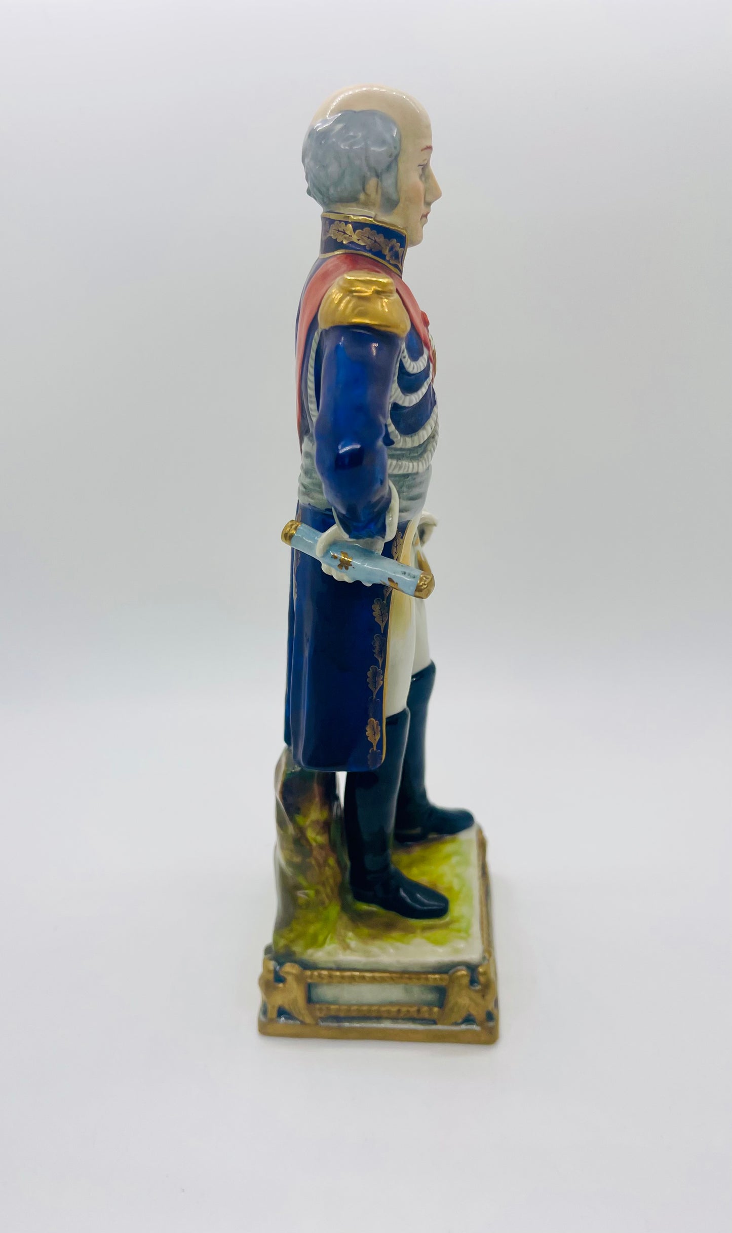 Bourdois Bloch Hand Painted Porcelain DAVOUST Soldier Figurine Vintage Paris