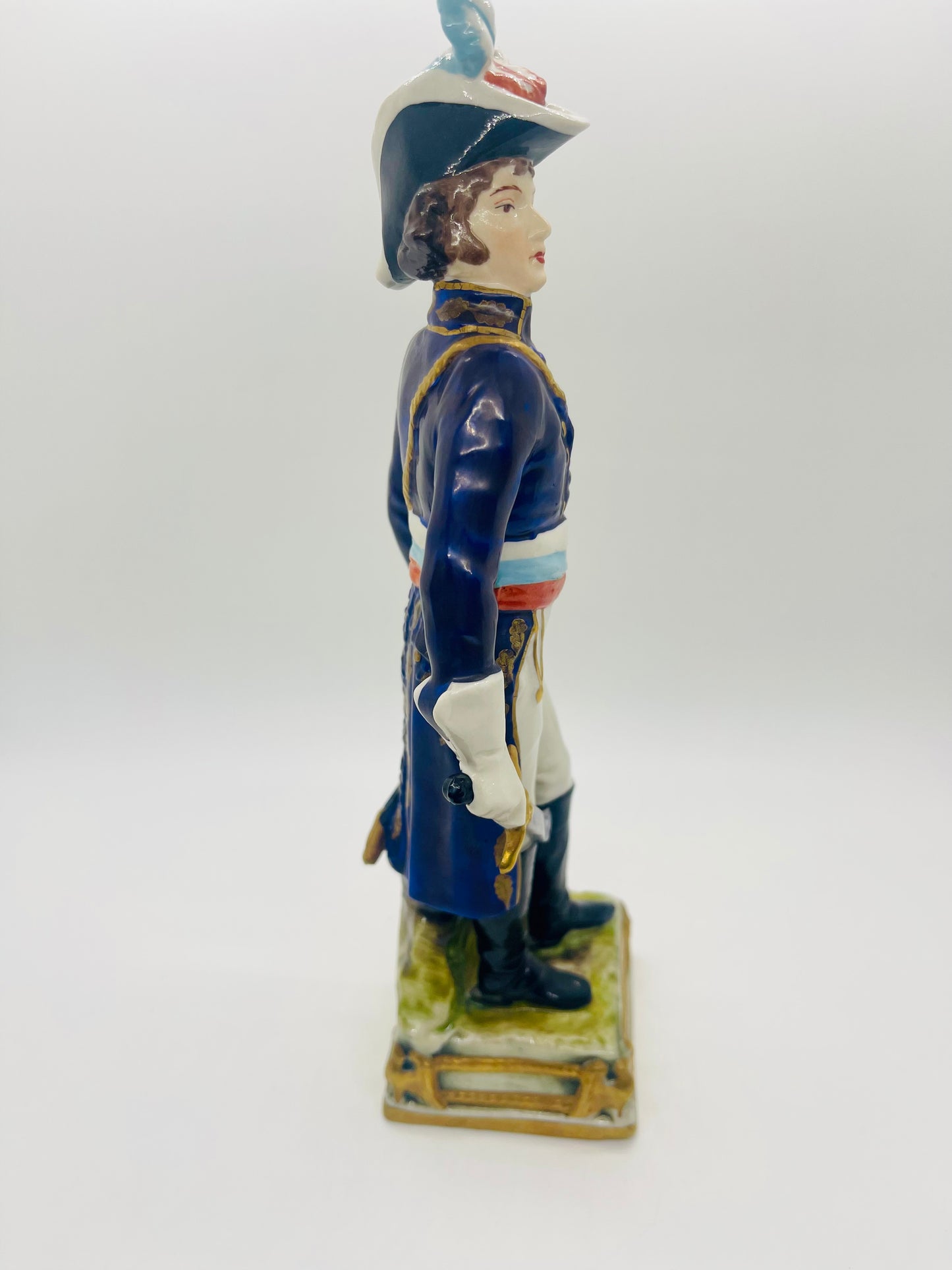 Bourdois Bloch Hand Painted Porcelain KLEBER Soldier Figurine Vintage Paris