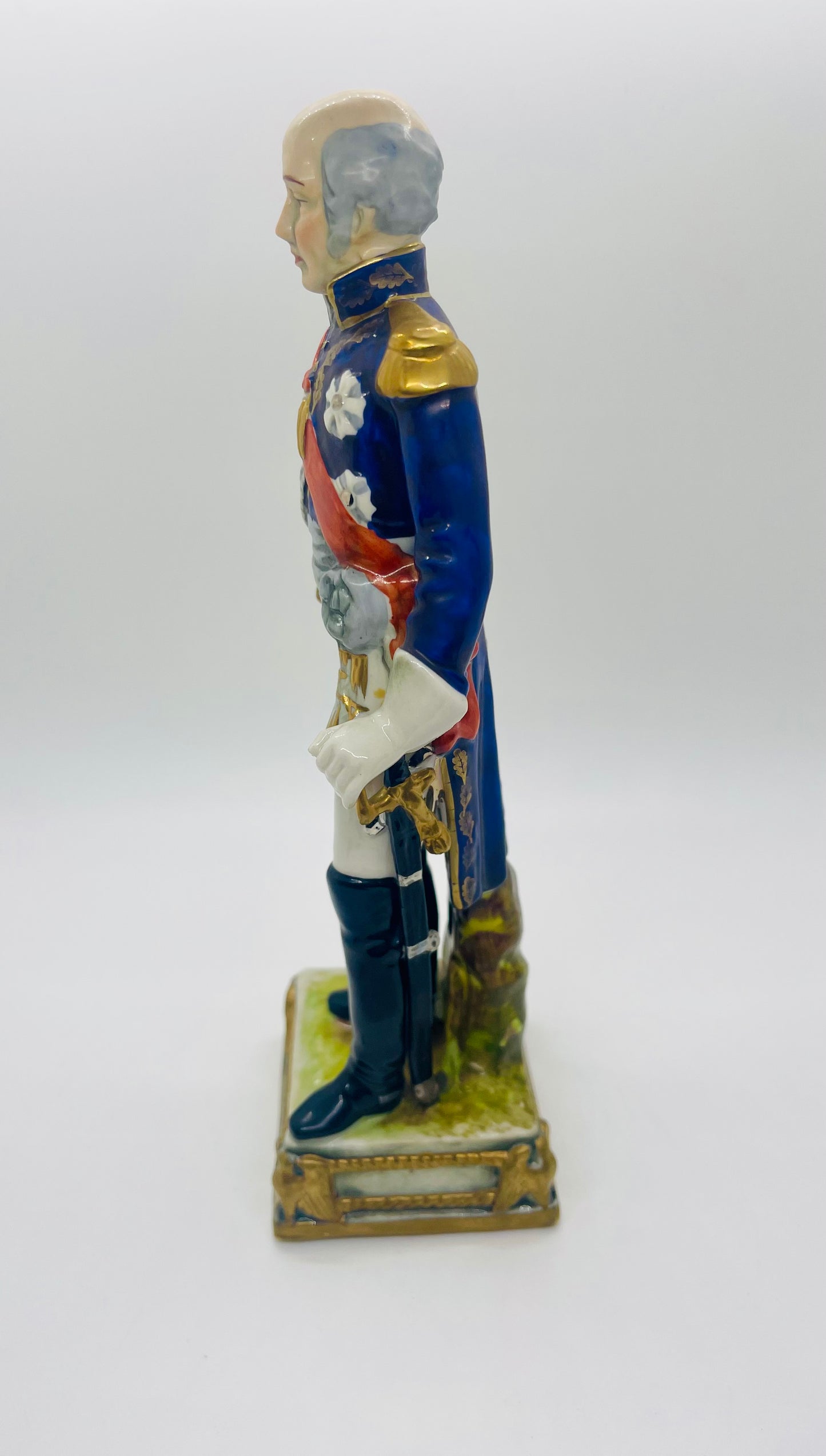 Bourdois Bloch Hand Painted Porcelain DAVOUST Soldier Figurine Vintage Paris