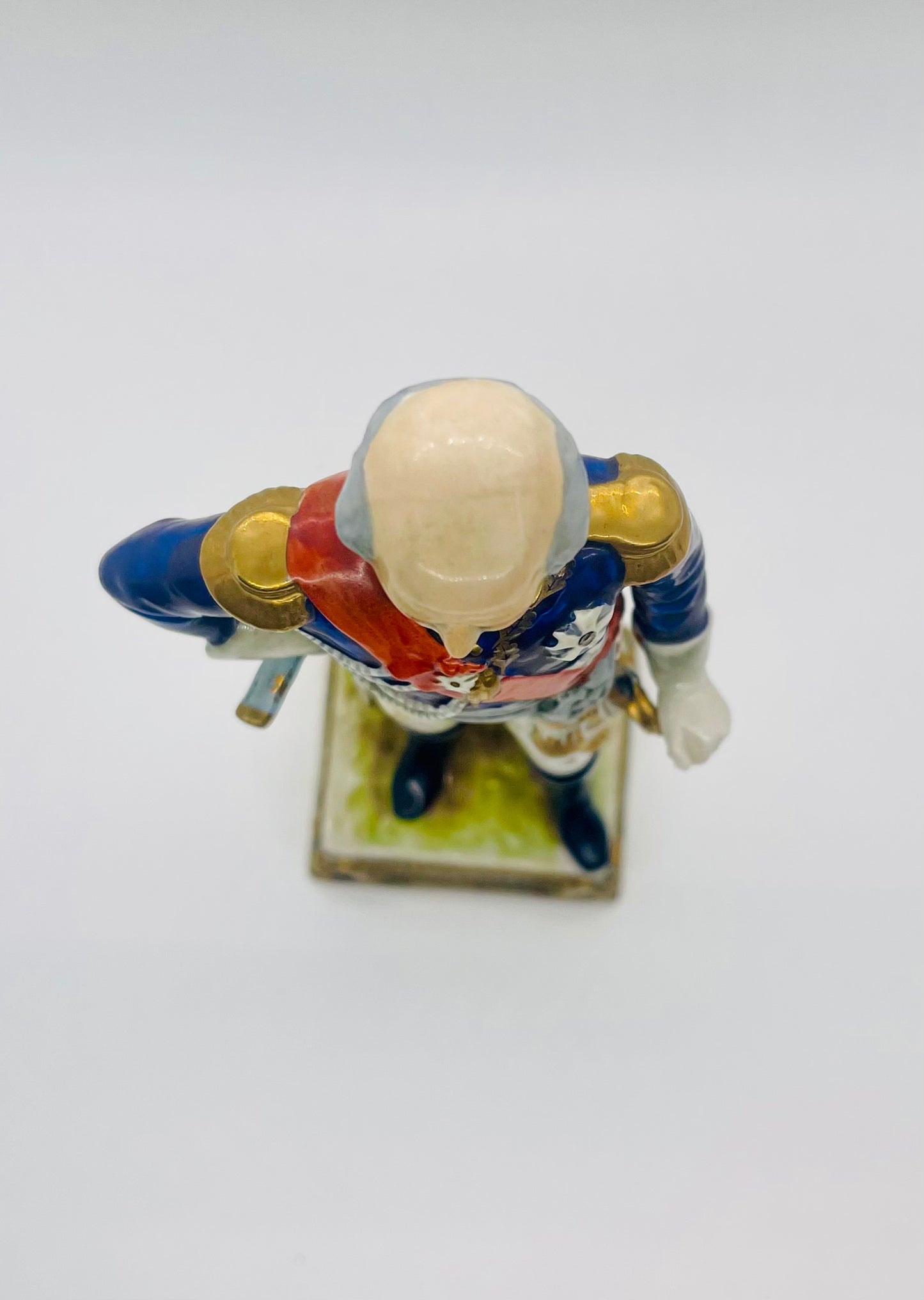 Bourdois Bloch Hand Painted Porcelain DAVOUST Soldier Figurine Vintage Paris