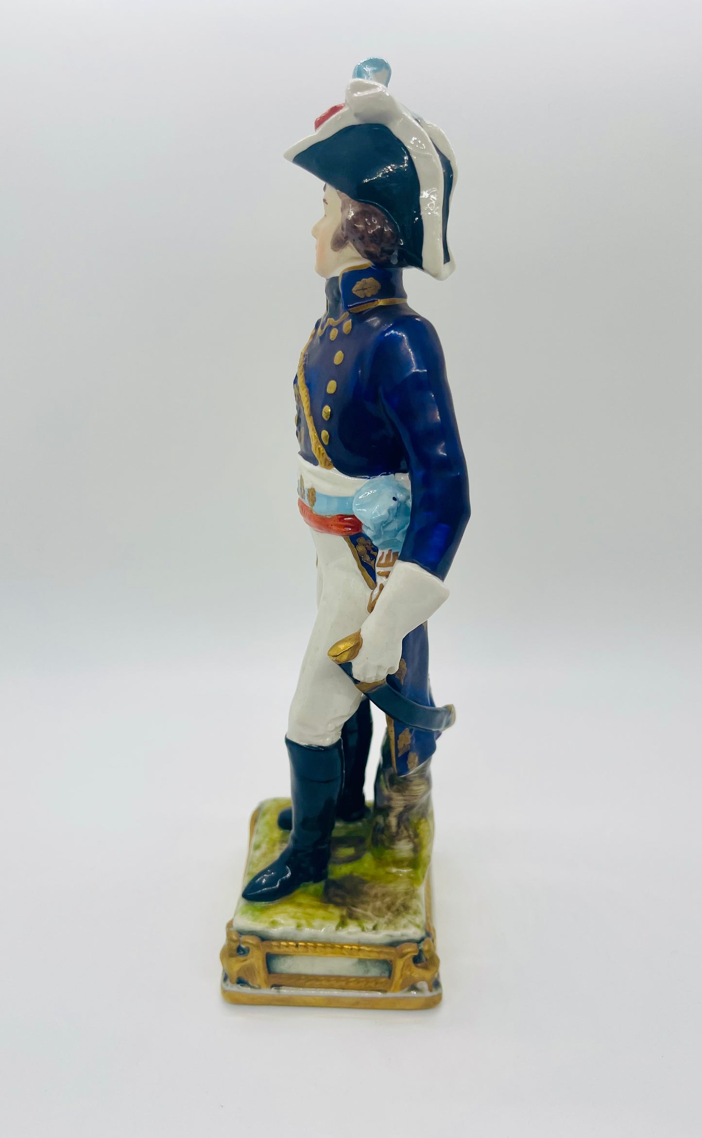 Bourdois Bloch Hand Painted Porcelain KLEBER Soldier Figurine Vintage Paris