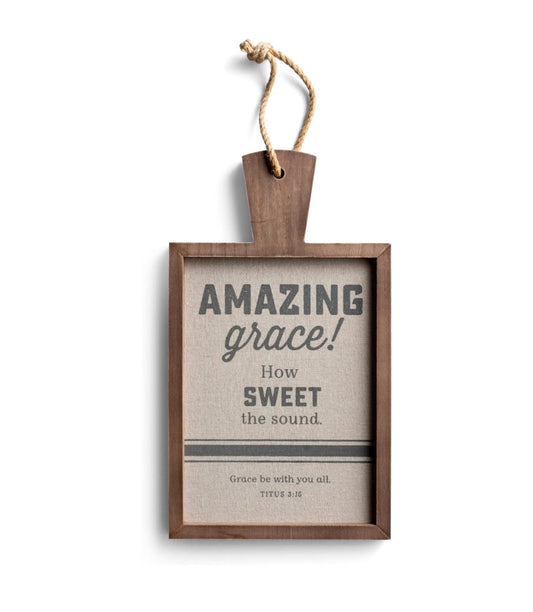 Amazing Grace How Sweet The Sound Wall Decor Sign