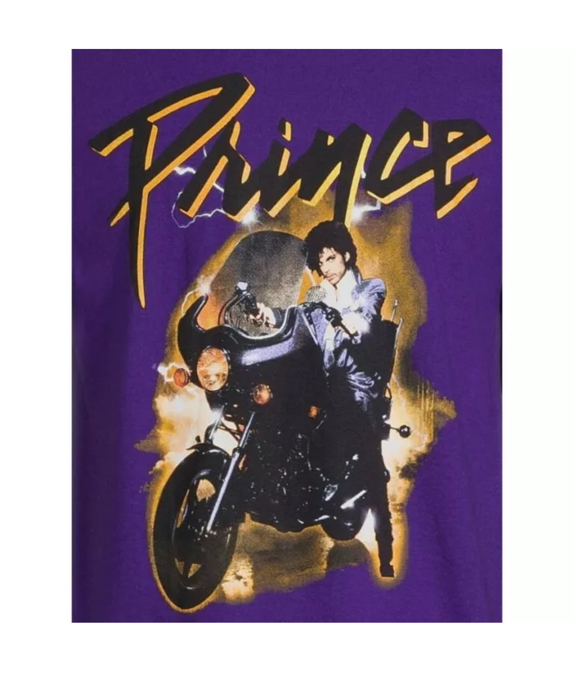 Prince Era Purple Rain Motorcycle The Revolution 1984 T-shirt