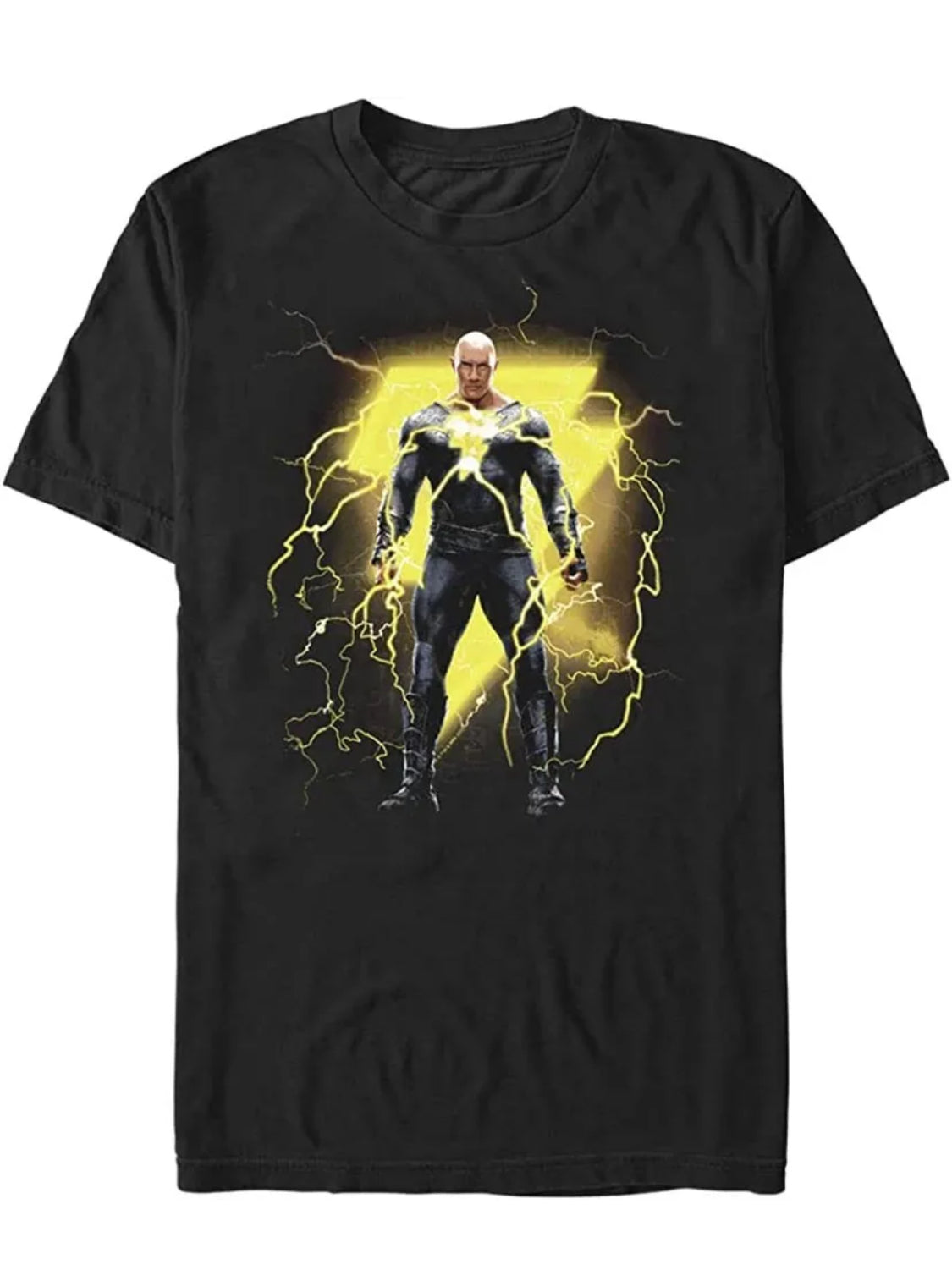 Black Adam Electricity Antihero DC Comics Graphic T-Shirt