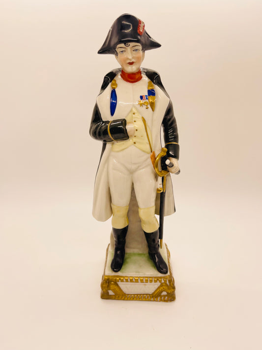 Uffrecht & Co Hand Painted Porcelain Napoleon Soldier Figurine Vintage German Collectible