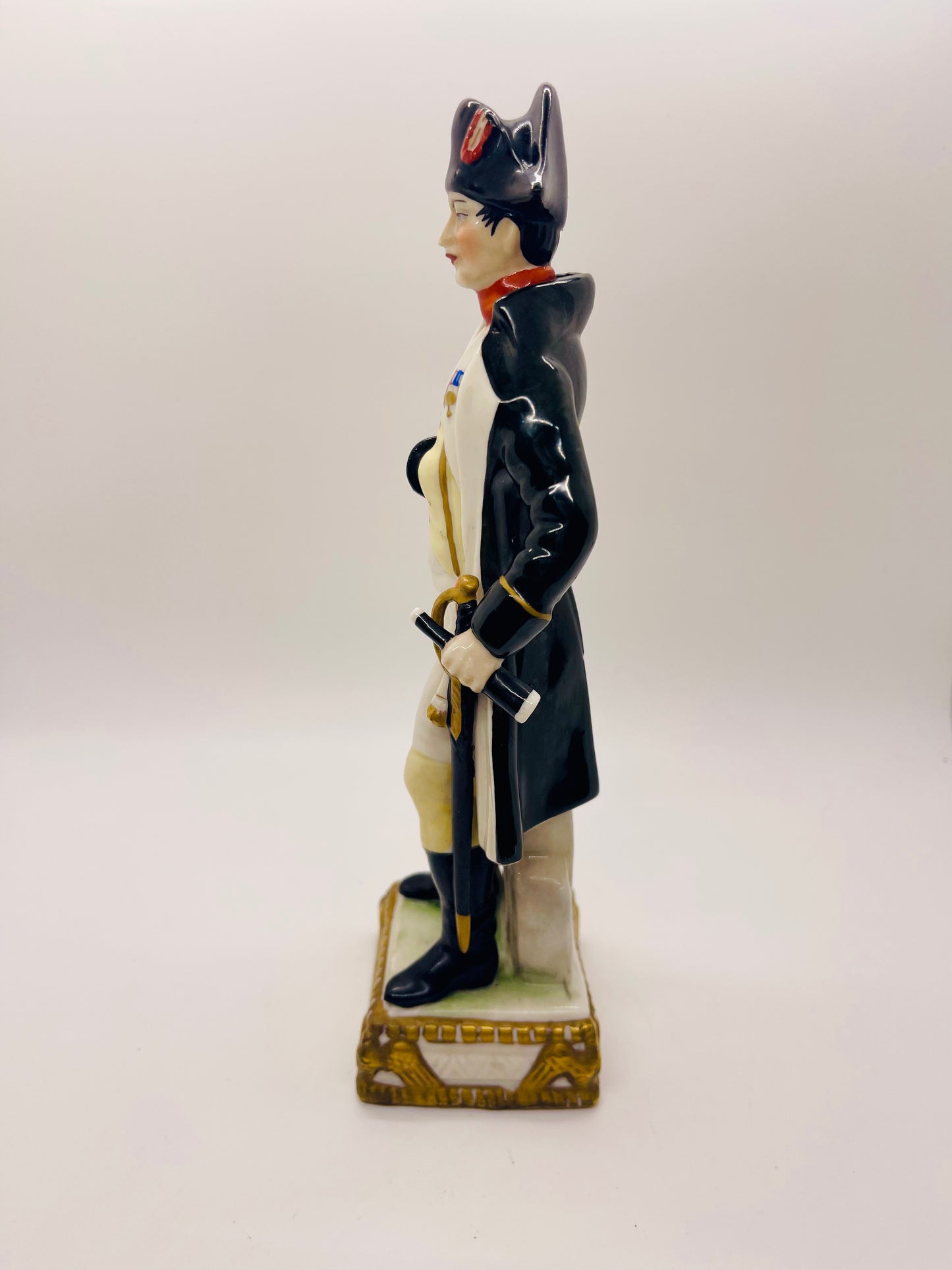 Uffrecht & Co Hand Painted Porcelain Napoleon Soldier Figurine Vintage German Collectible