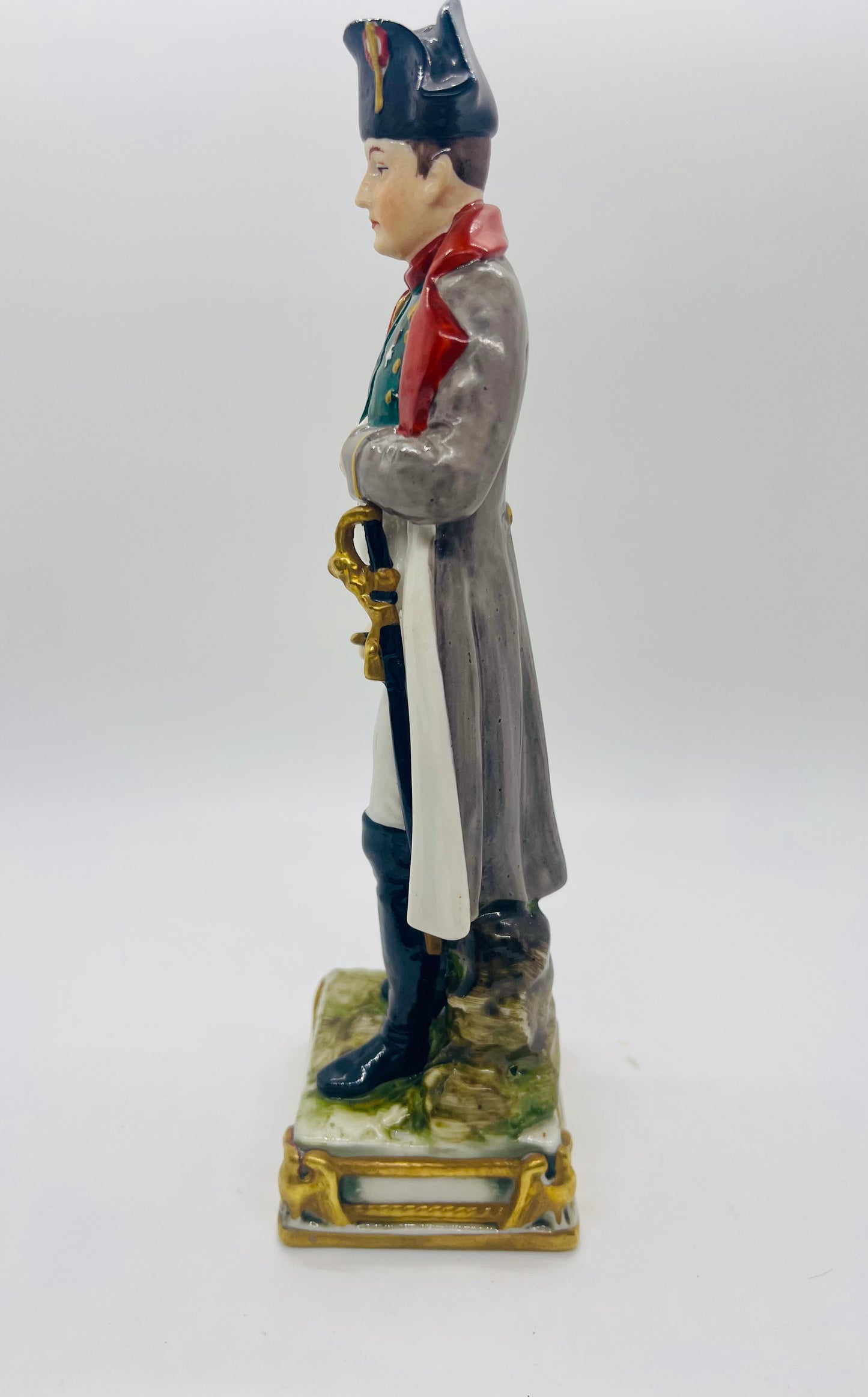 Bourdois Bloch Hand Painted Porcelain NAPOLEON Soldier Figurine Vintage Paris