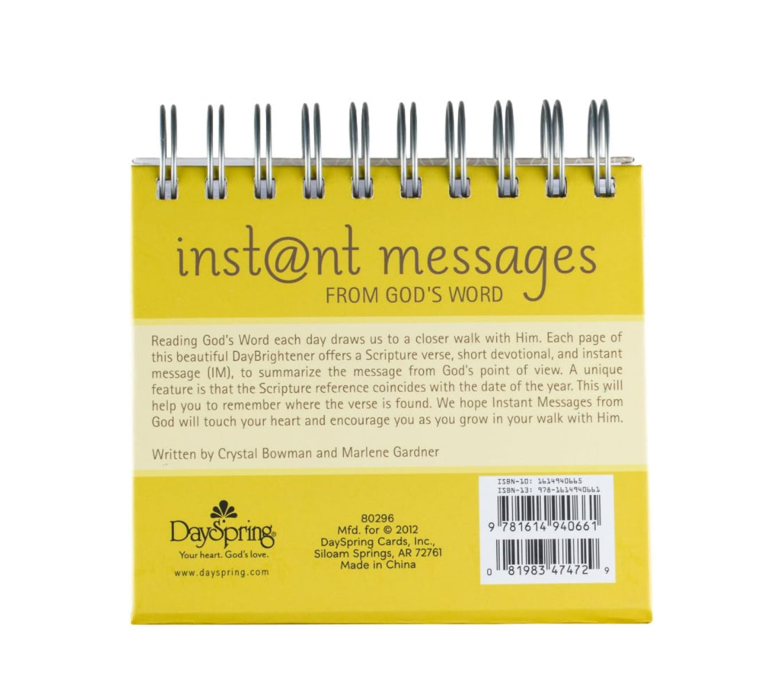 Instant Messages From God's Word  Flip Calendar DaySpring