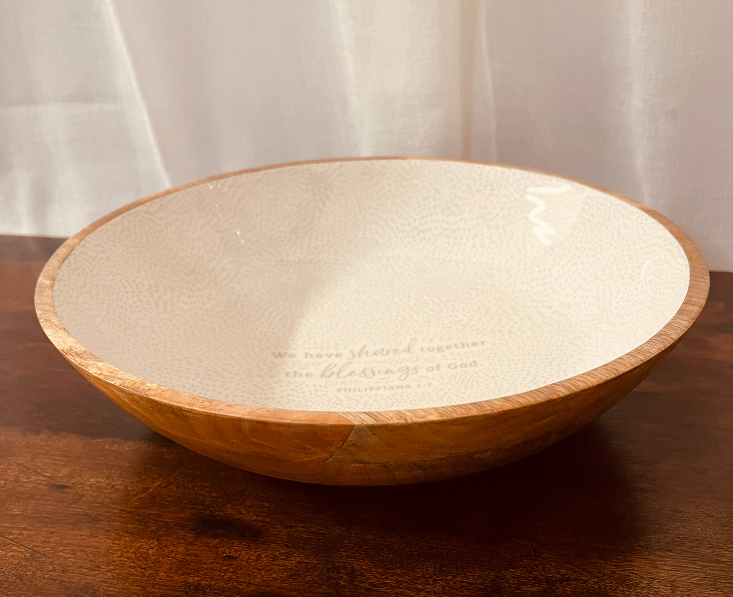 Mary & Martha Enamelware Extra Large Salad Bowl