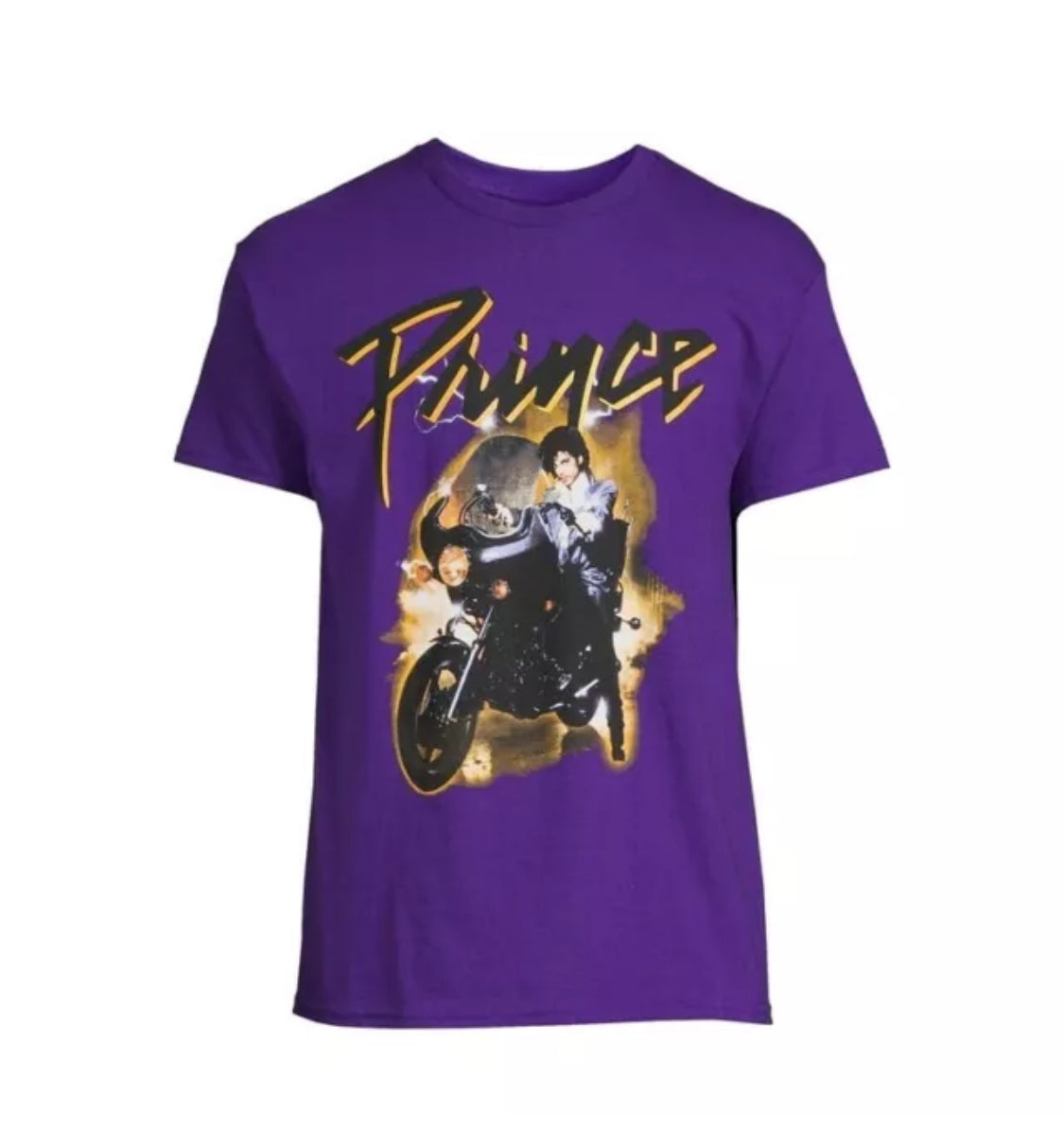 Prince Era Purple Rain Motorcycle The Revolution 1984 T-shirt