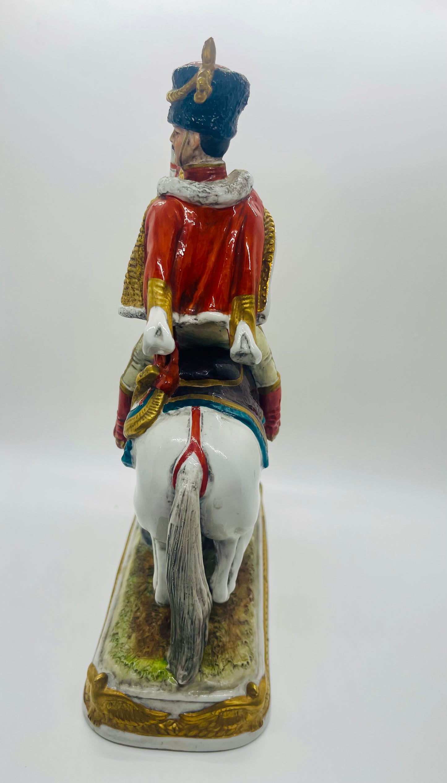 Scheibe-Alsbach Hand Painted Porcelain Napoleon Figurine LE PRINCE EUGENE by Kister Porzellan