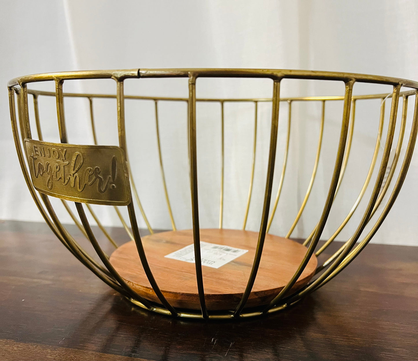 Mary & Martha Simply Elegant Table Basket