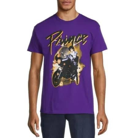 Prince Era Purple Rain Motorcycle The Revolution 1984 T-shirt