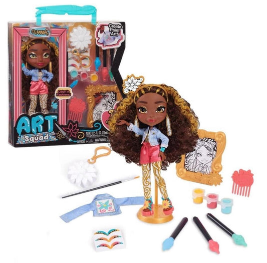 Art Squad VANNAH Doll with DIY Craft & Jewelry Kit