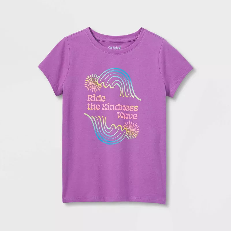 Girl's Kindness Wave T Shirt Cat & Jack