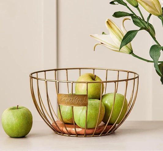 Mary & Martha Simply Elegant Table Basket